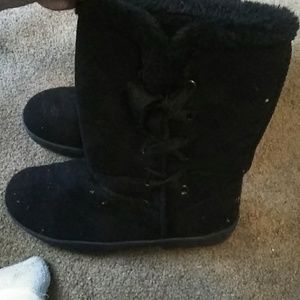 Fuzzy boots